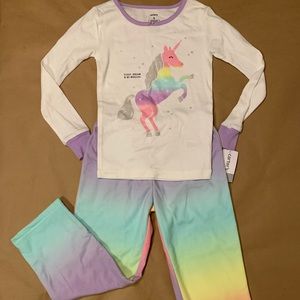 NWT Girls 6 Unicorn Pajama Set